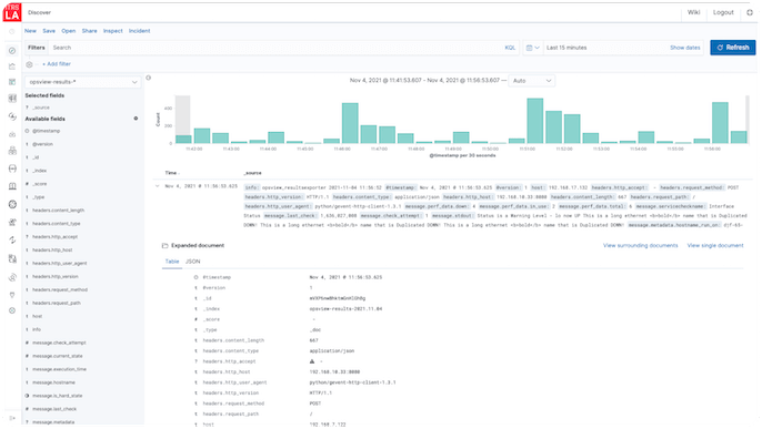Opsview Log Analytics